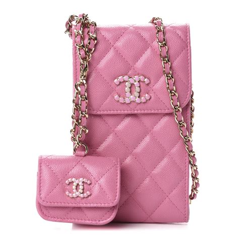 chanel airpod case with chain|chanel phone case with chain.